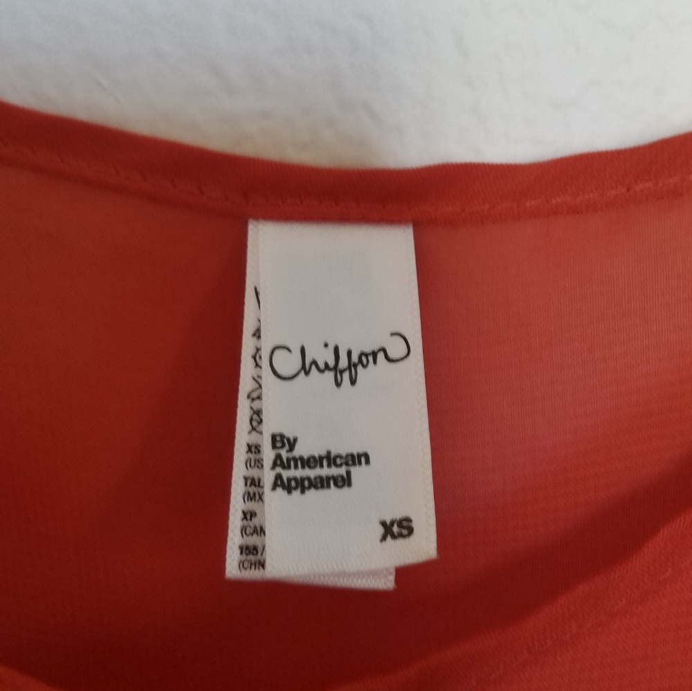 Orange chiffon - Picture 3 of 4